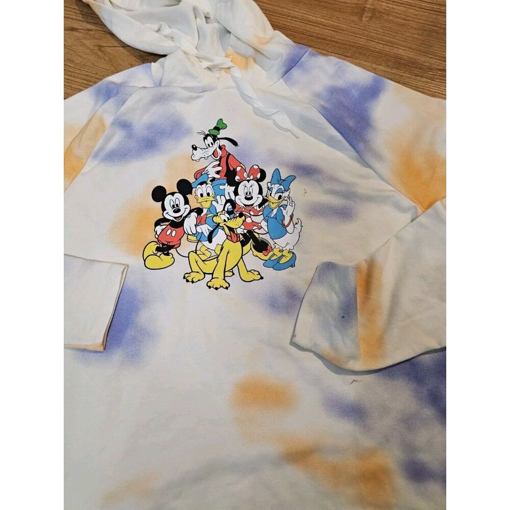 Disney Parks Mickey Mouse and Friends Cropped Hoodie Womens Size Large - Picture 2 of 4
